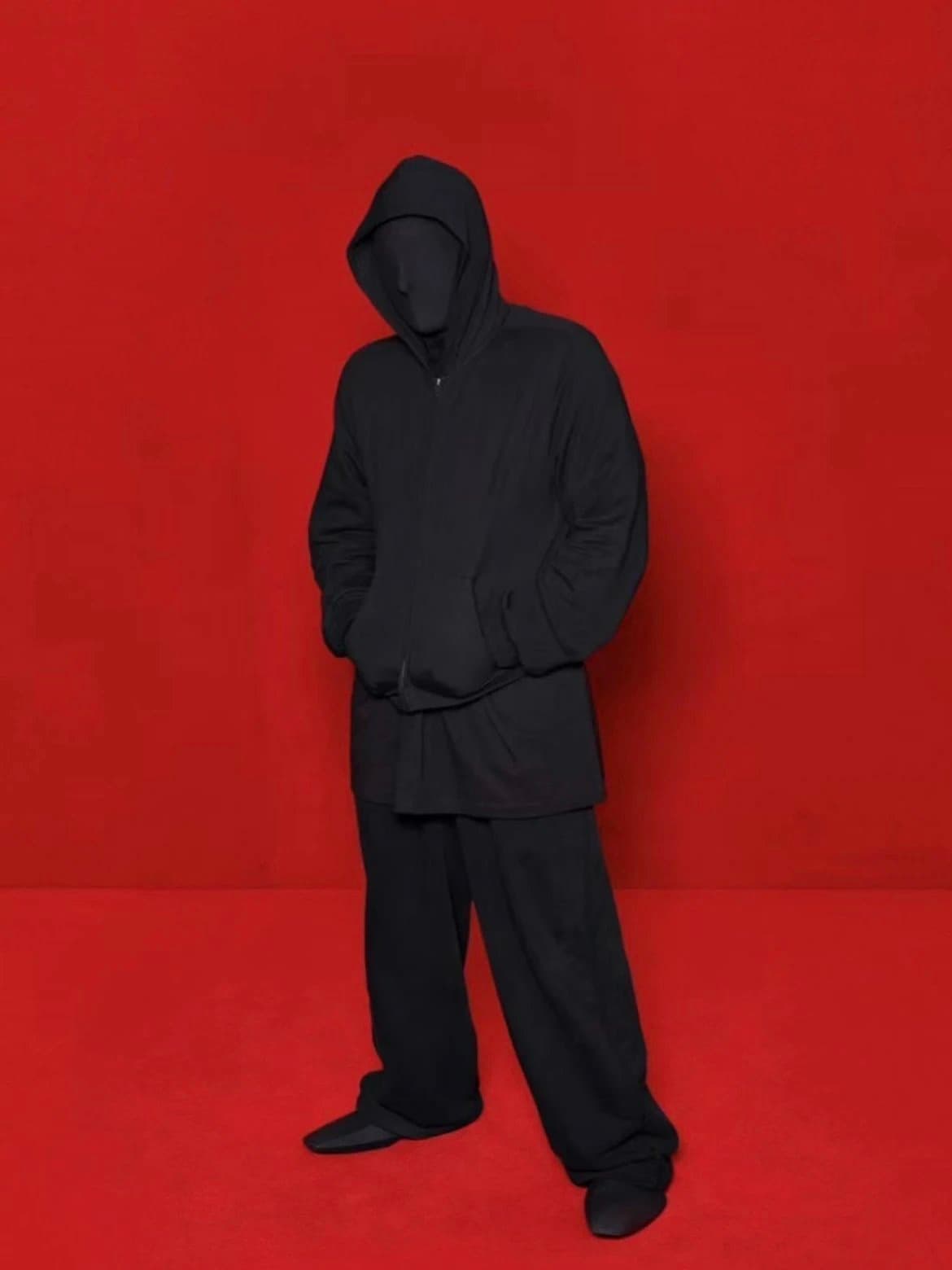 BLCG 22SS Demna-Inspired Fitted Zip-Up Hoodie - Small Silhouette, Heavyweight 1